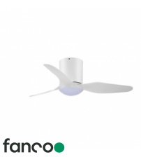Fanco Studio 3 Blade 42" DC Ceiling Fan with LED Light and Smart Remote Control